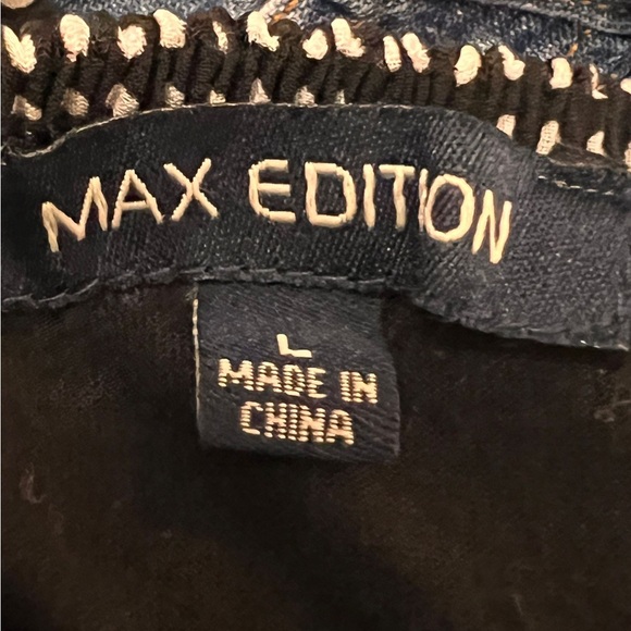 Max Edition - Sweet polka dots, floral strapless . Size Large - Picture 4 of 5